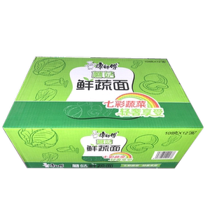 康师傅番茄鲜蔬蘑菇方便面高汤整箱12桶装泡面速七彩食蔬菜营养