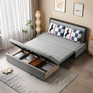 沙发床2023年新款一米二小单人1米2宽的可收缩折叠两用拆洗布艺床