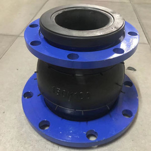 可曲挠橡胶变径软接头单球法兰软连接管道减震避震膨胀节150x100
