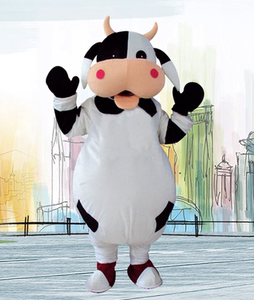 长沙牛宝宝卡通人偶服装蒙牛奶牛行走玩偶公仔衣服头套出租租赁