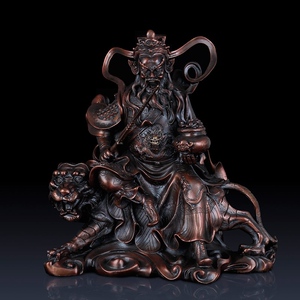 008人付款淘宝台湾纯铜关公摆件客厅供奉神像武财神关羽像关二爷开业