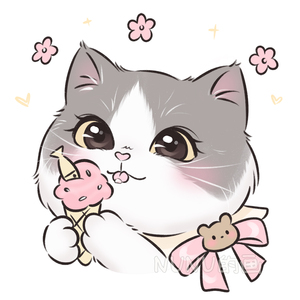 q版宠物手绘头像萌宠动物定制猫咪狗狗漫画画像照片转卡通设计