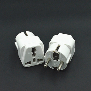 德标转换器德国韩国泰法国旅行插座转换插头巴厘岛济州岛圆脚白