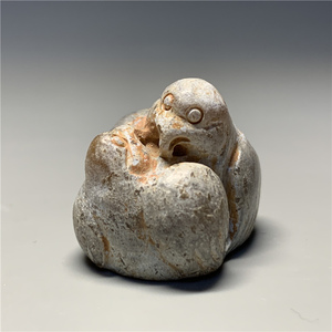 古玉老玉和田玉唐代玉鸟玉坠玉挂件中古玉器收藏