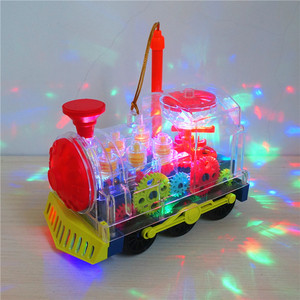 2022新年儿童灯笼玩具手提发光彩音乐电动万向卡通小火车元宵花