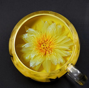 藏九堂九品香水莲花茶高端时尚养生茶品特色礼品单朵包观音莲花茶