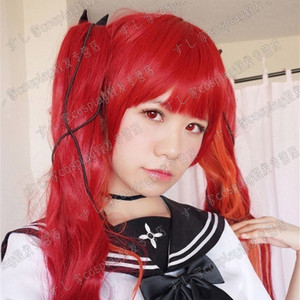 碧蓝航线 cos 假发 舰娘 火奴努努 火奴鲁鲁 红橙渐变cosplay假发