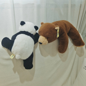 小熊猫玩偶睡觉抱枕熊熊毛绒玩具丑萌公仔娃娃女生超软床上抱着睡