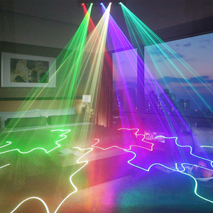 七彩变色彩灯串灯房间旋转婚庆声控ktv酒吧爆闪灯全彩线条激光灯