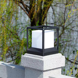 户外庭院柱头灯防水花园小区别墅护栏围墙灯方形墙头灯门墩柱子灯