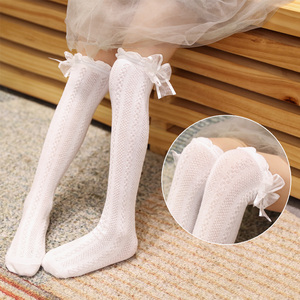 5038人付款天猫2022款儿童袜子春夏款洛丽塔暗花纹爱心堆堆袜女童中筒