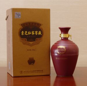 景芝景阳春62度500ml浓香型齐鲁酒地私家窖藏原浆白酒陶坛洞藏陈