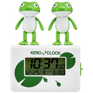 (母亲节活动价)日本丽声rhythm呱呱青蛙电子卡通可爱闹钟