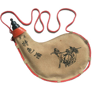 内蒙特产蒙古族皮囊特色工艺品皮囊 空酒壶 水袋厂家出售 可定制