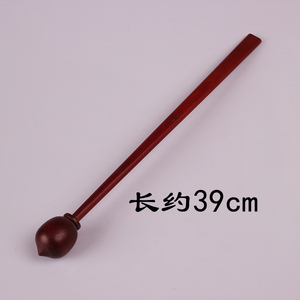 大号仿红木帝钟铃铛木鱼捶子实木锤子打板棒捶云板捶架子槌子包邮