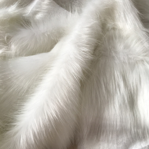 仿狐狸毛人造毛皮草兽装毛毛布装饰背景布玩具手工面料长毛绒布料