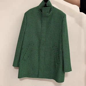 巴黎世家千鸟格大衣
