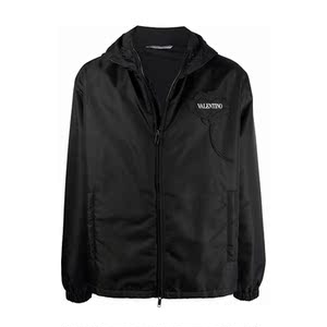 valentino华伦天奴男夹克代vltn花卉贴饰拉链尼龙外套wv3ci3697g5