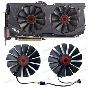 ASUS/华硕GTX970 980 980Ti 780 780Ti R9 285 猛禽显卡散热风扇