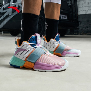 安踏要疯4代横扫2冬季低帮篮球鞋男耐磨减震运动鞋汤普森场地战