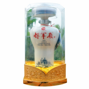 2015年河北特产将军岭1921粮食酒41度浓香型白酒500ml礼盒装