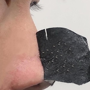 面部鼻头贴去黑头粉刺撒拉黑鼻头通用全面鼻膜撕拉式炭黑污垢黑炭