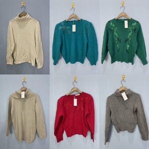 日本制古着vintage森女系甜美风刺绣绣珠安哥拉兔毛衣外套b679