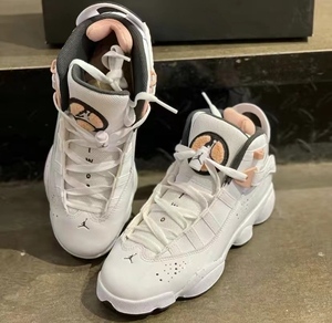 air jordan 6 aj6 运动 熊猫 白黑粉 六冠王 篮球鞋 323419-180