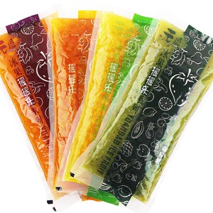 元道冰果摇摇乐 芒果冰果乐500g袋装 含果肉果粒 芒果酱 冲饮原料