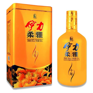 伊力柔雅十年50度500ml整箱6瓶装新疆伊力特浓香型粮食白酒伊犁酒