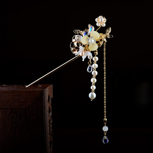 200人付款天猫手工汉服发饰古典风发簪流苏步摇钗子古代古装簪子头饰