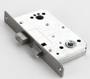 304不锈钢防火门锁全套通用型消防门锁芯通道锁配件把手消防锁体