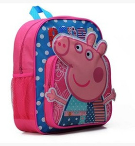 正版peppa pig粉红猪小妹佩佩背包 儿童 书包 粉红猪小妹双肩书包