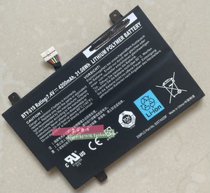 原装 msi微星 bty-s19 内置笔记本平板电池 7.4v