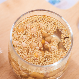 芝麻豆子茶花生茶常德豌豆茶擂茶咸味益阳安化姜盐茶冲泡tb