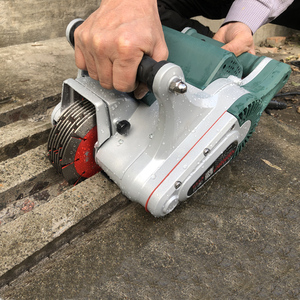 骏途电器133a无刷开槽机一次成型手持式钢筋混凝土无尘切割线槽机