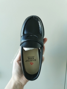 日本直邮 日本代购 HARUTA 合成皮 儿童皮鞋 经典款制服鞋 两色选