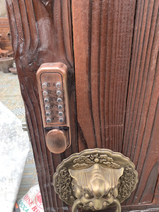 机械密码锁防水不用电机械户外花园按键锁密码锁办公室房门木门锁