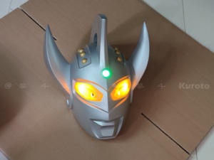 泰罗奥特曼头盔 新版 皮套专用3d打印头盔 1/1cos道具 头套面具