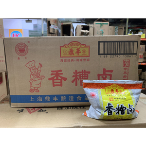 上海鼎丰香糟卤350ml*30袋三年陈糟卤糟毛豆泡椒鸡爪调味卤汁卤料