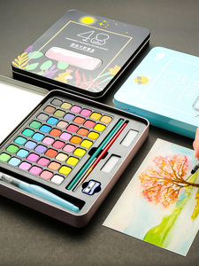 色彩颜料分装盒