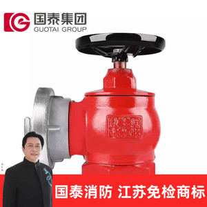 国泰消火栓sn65三铜旋转减压稳压消防水带阀门2.5寸消防栓水龙头
