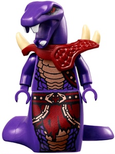 lego乐高njo113 紫蛇怪 掐普蛇 幻影忍者系列人仔