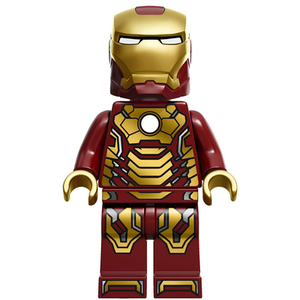 乐高 lego 超级英雄人仔 sh072a 钢铁侠mk42 含表情头 76007