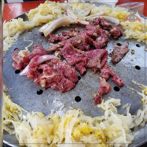 齐齐哈尔烤肉炉烤肉锅东北地锅烤肉桌室外地炉炭火商用韩式野外