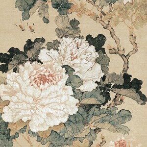 清代名家居廉没骨花鸟画高清大图国画花鸟画草虫岭南画派25幅3g