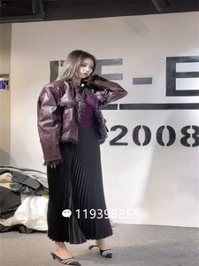 欧洲站2023韩货女装春季新款时尚气质女人味复古须须短款皮衣外套
