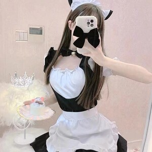 新款女仆装cosplay日常可爱软妹lolita女装萝塔套装连衣裙cos服