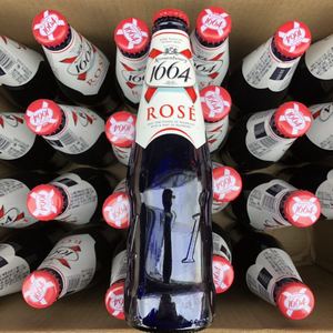 法国 克伦堡凯旋kronenbourg 1664桃红rose啤酒 330ml*24瓶 国产