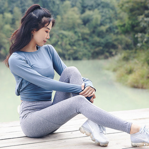 新款瑜伽裤女弹力紧身蜜桃臀健身裤提臀打底裤ins远动裤